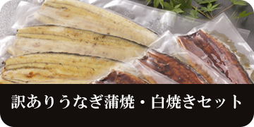 訳ありうなぎ蒲焼・白焼きセット