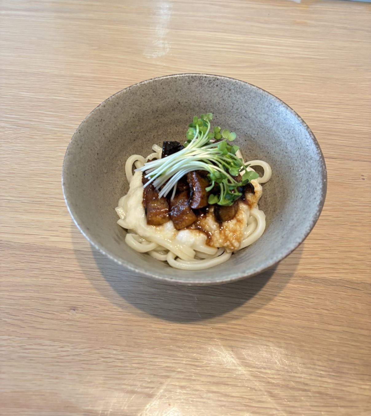 【レシピ】うなとろうどん